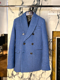 Michael DB Plaid Flannel Jacket Blue Men