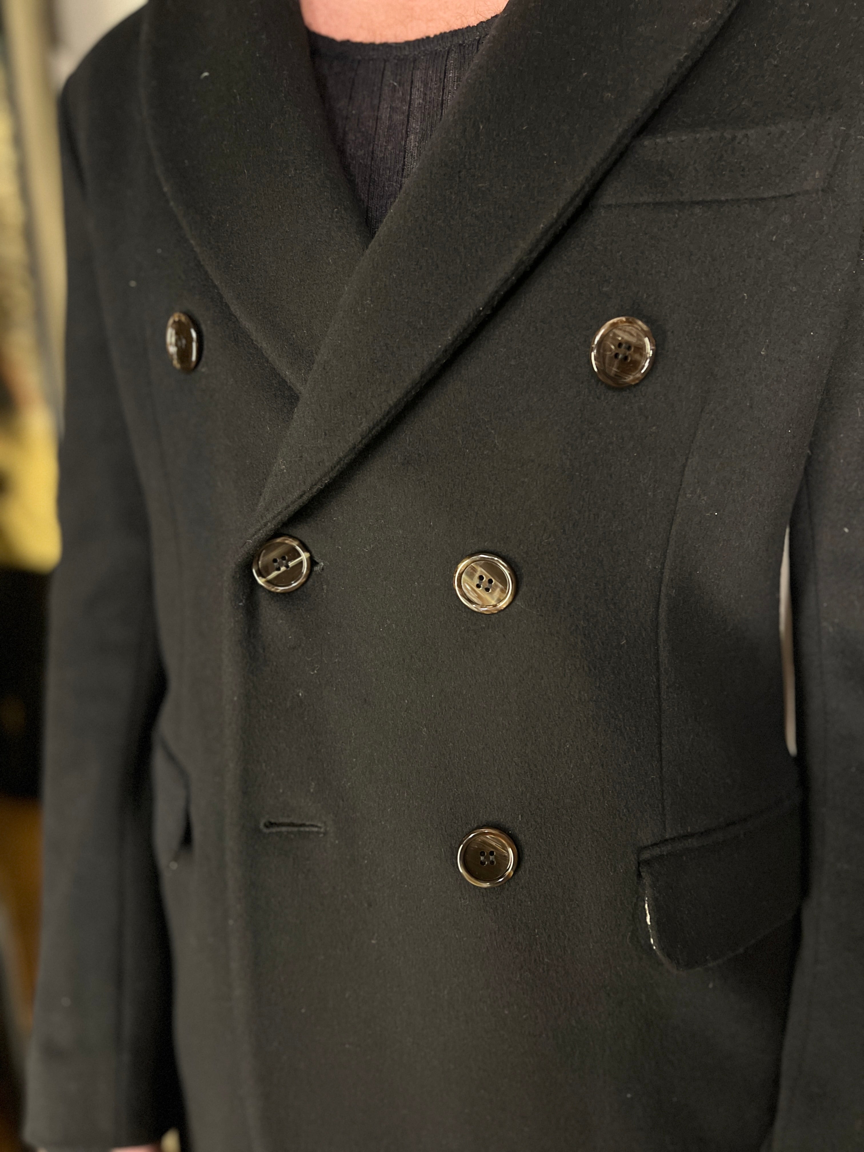 Michael Overcoat Men Black