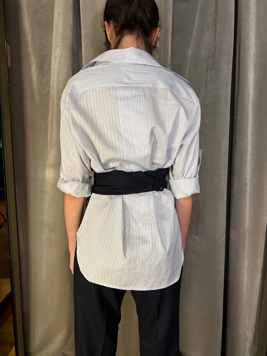 Bundula Striped Cotton Blouse Women