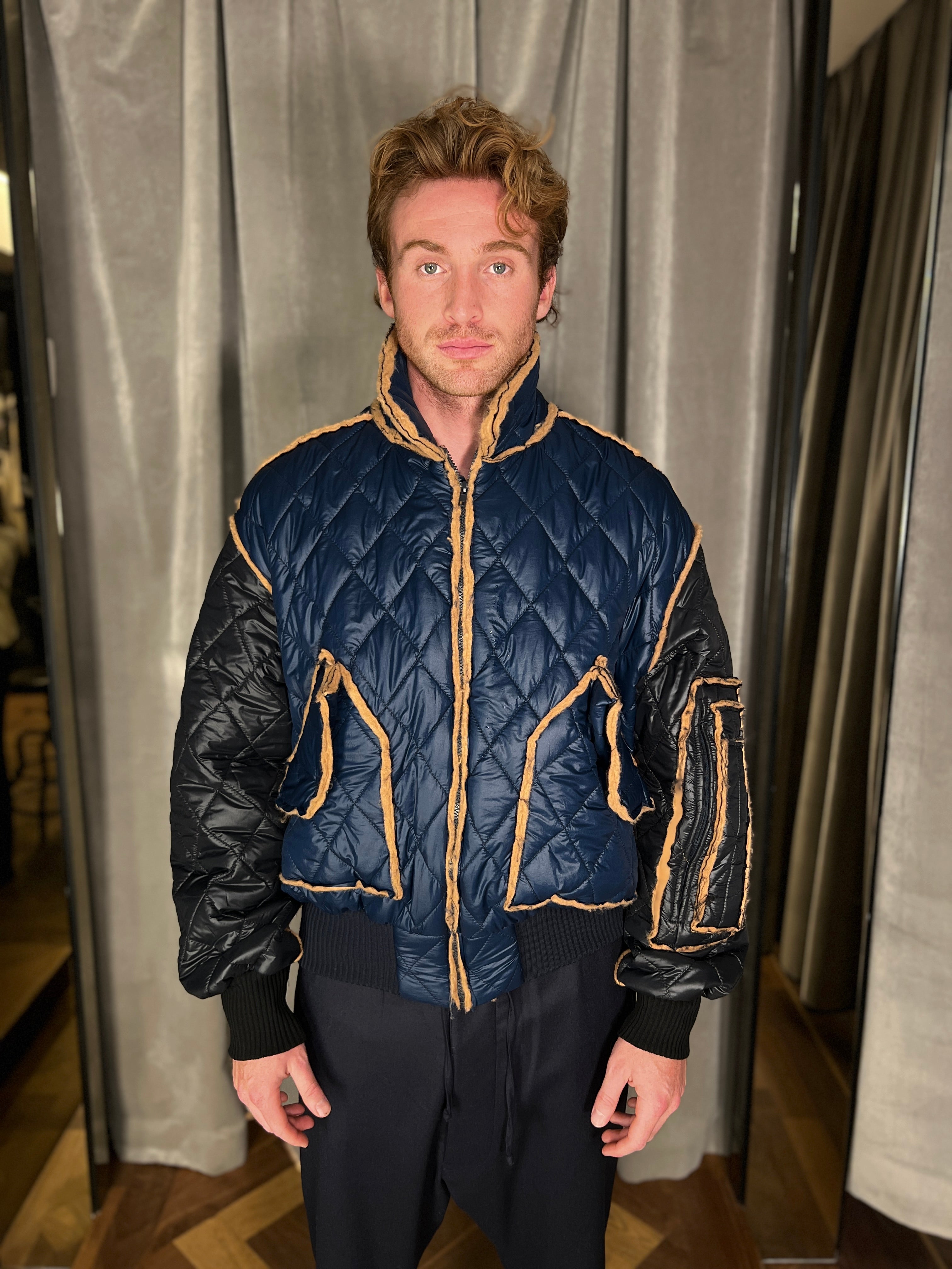 Iceman Puffa Bomber Jacket Men