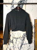 Hero Cropped Hoodie Women Black
