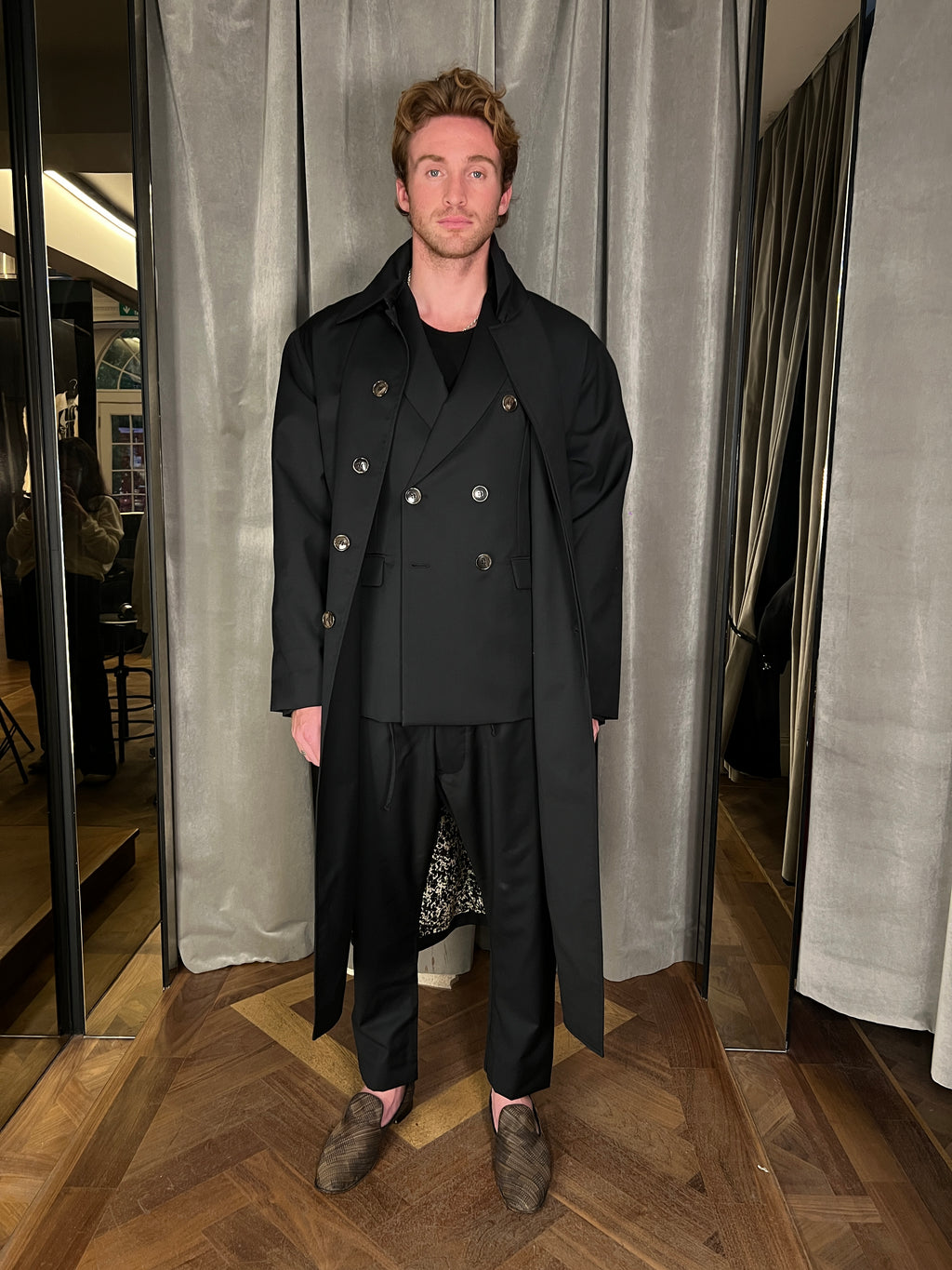 Victor Overcoat Men Black