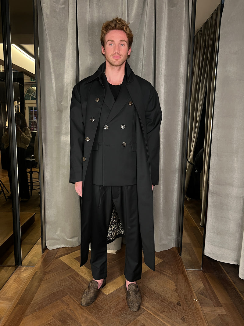 Victor Overcoat Men Black
