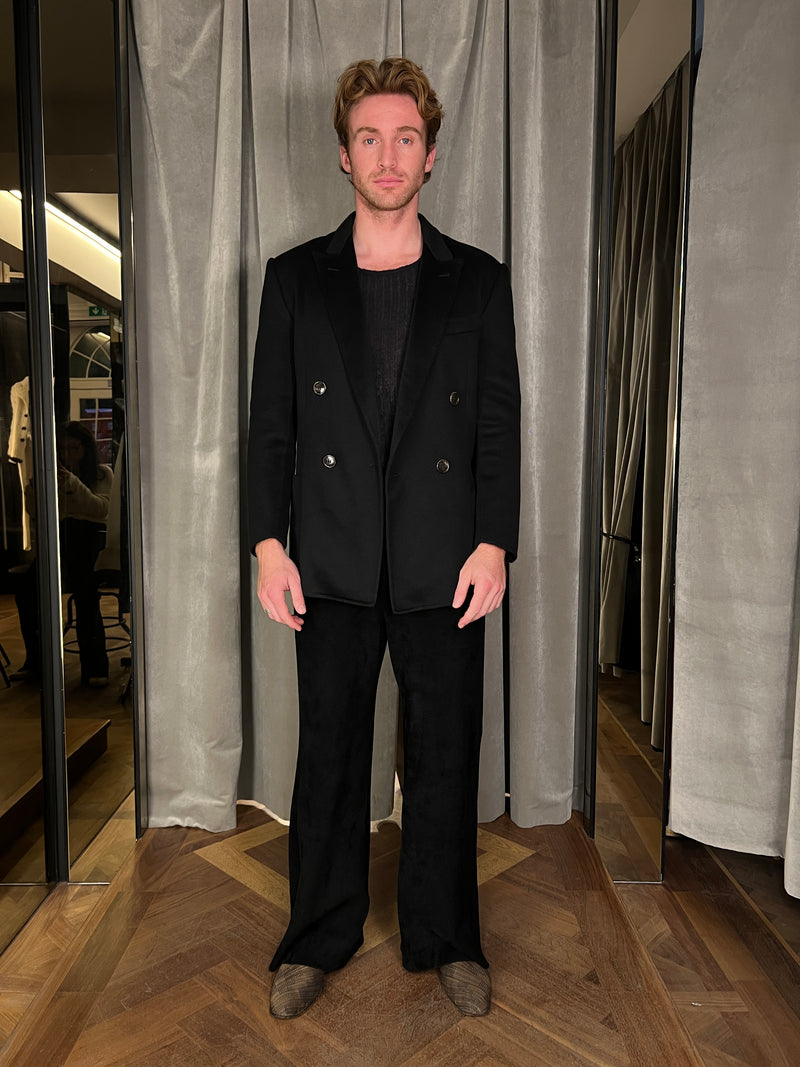 Babbo Double Cashmere Jacket Men Black