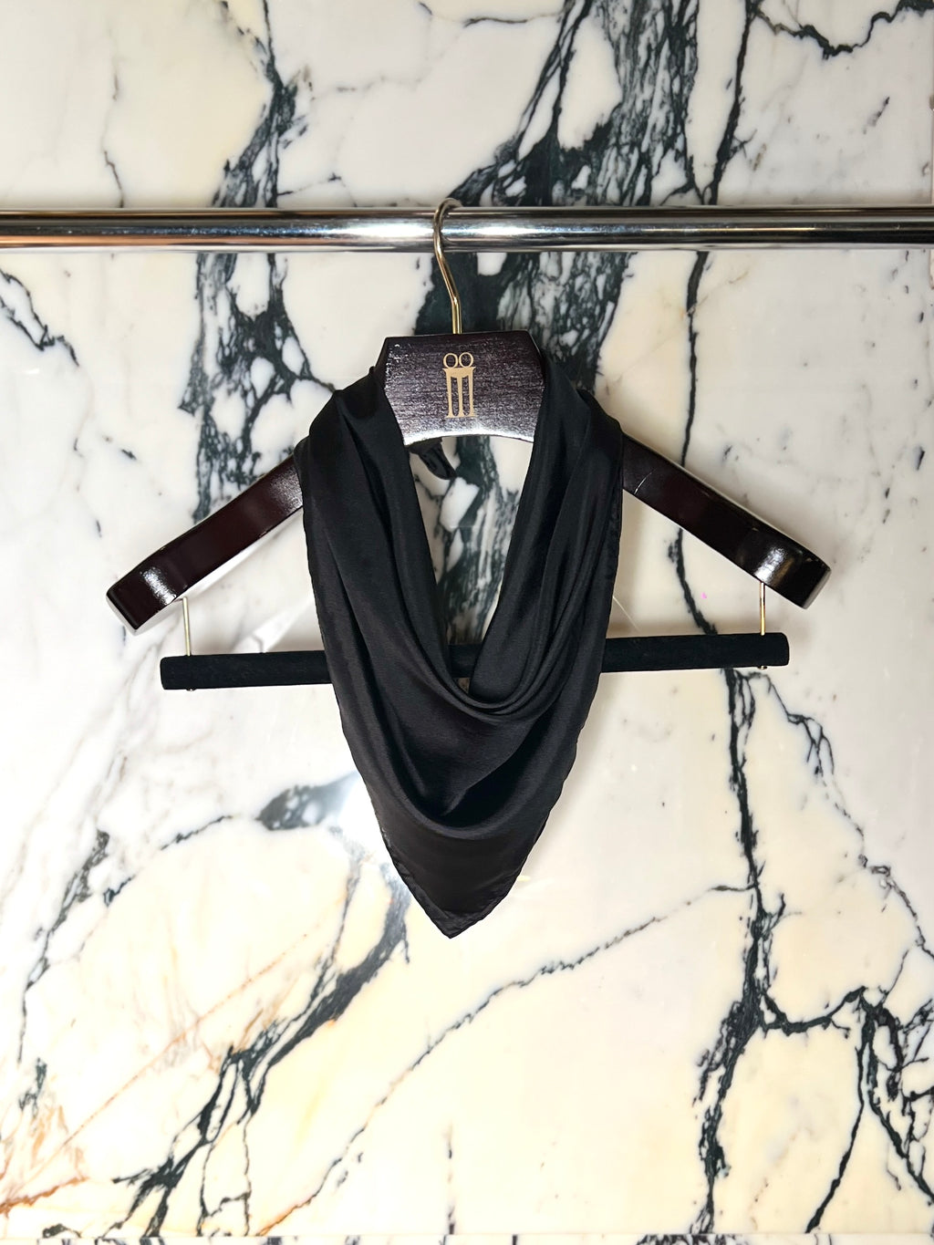 Fulon Foulard Scarf Accessories Black