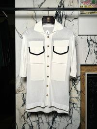 Keaton Short Sleeve Polo Men Ivory