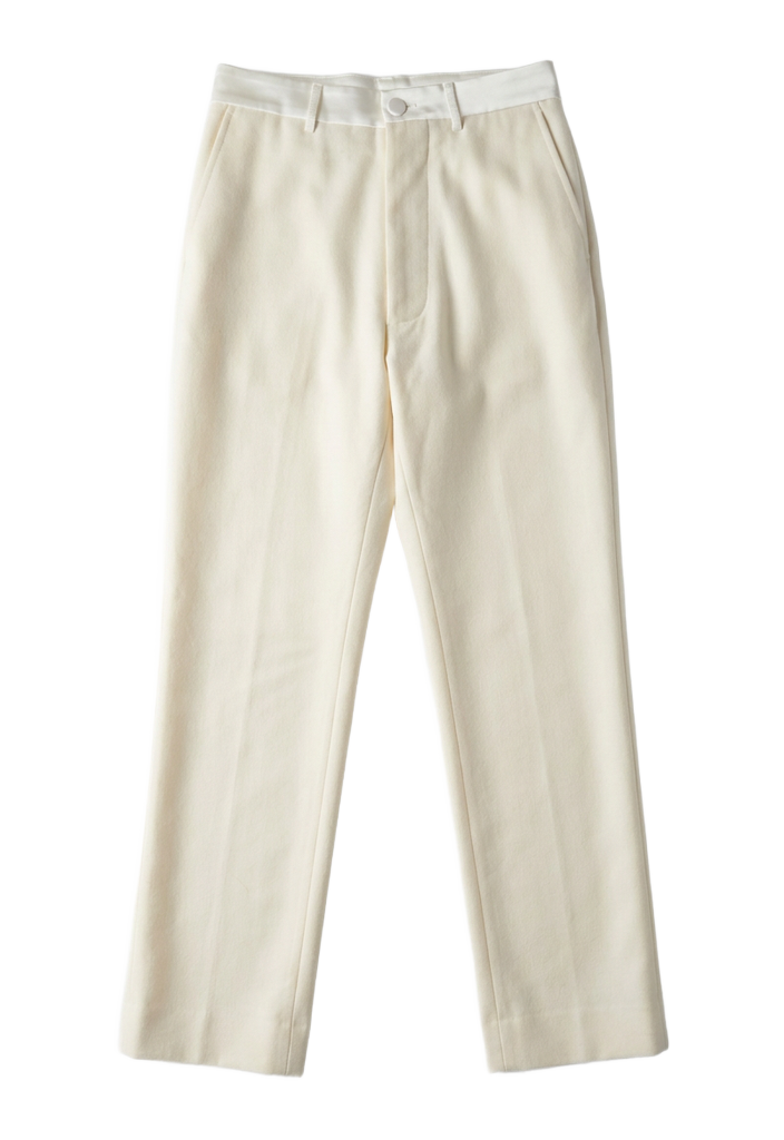 Smoker Trousers Women Ivory