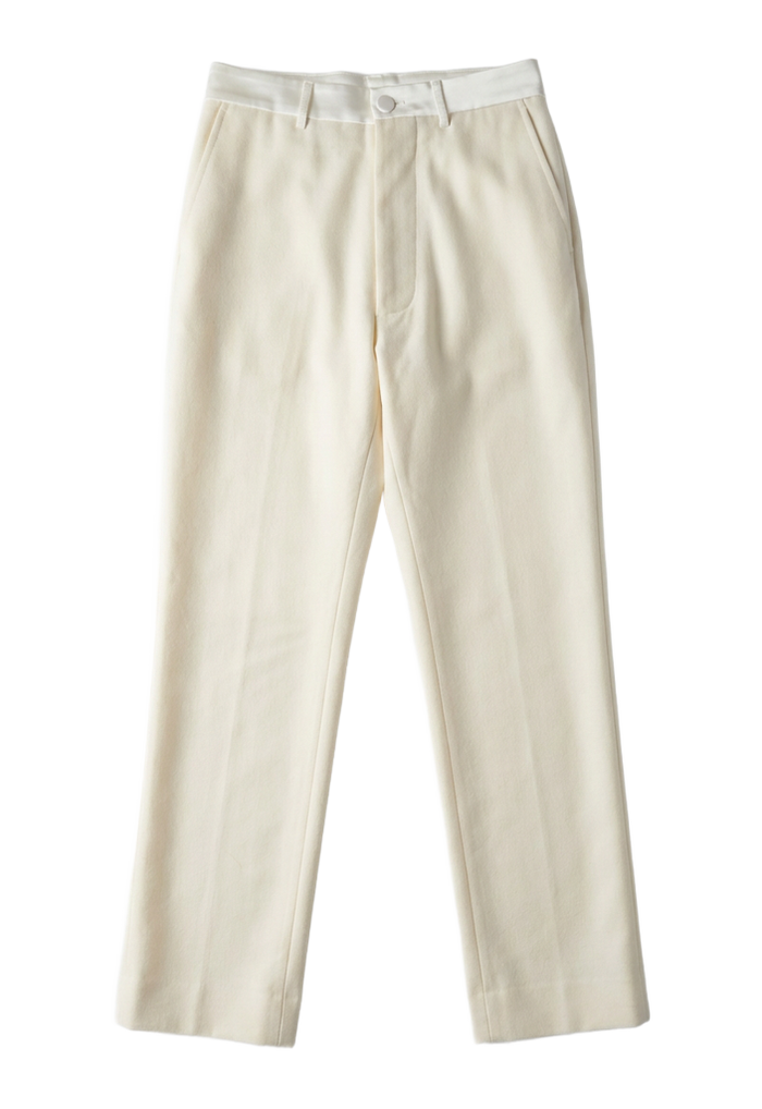 Smoker Trousers Men Ivory