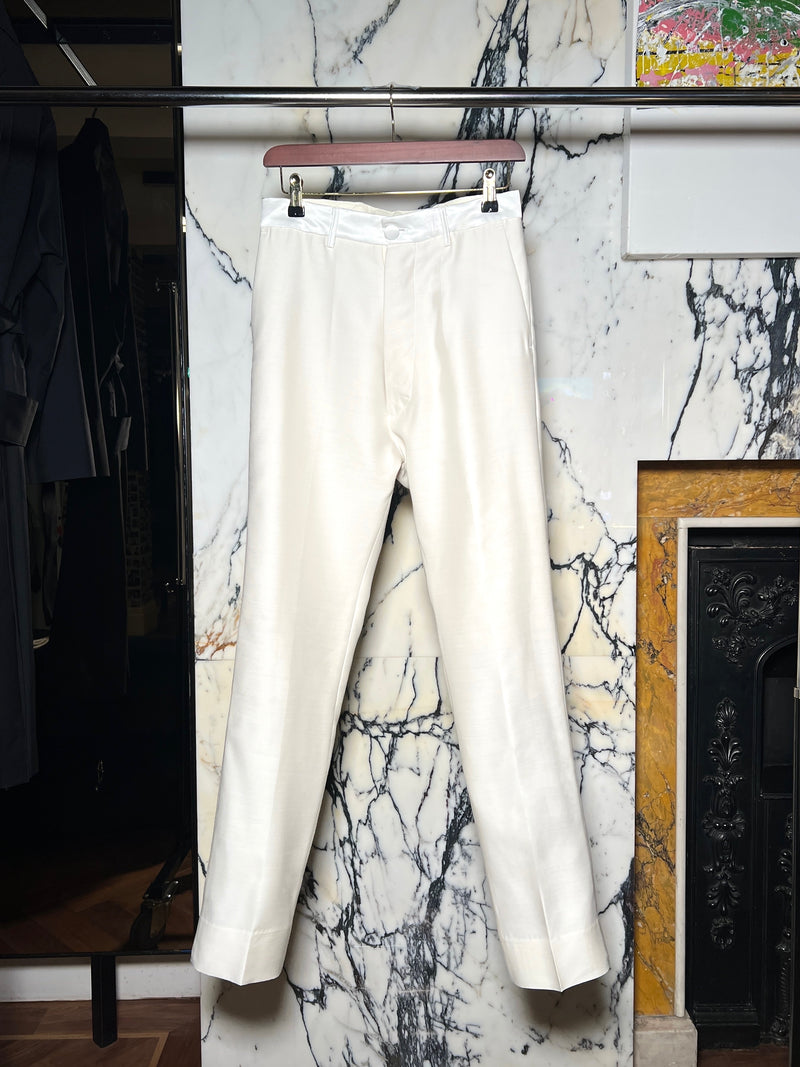 Prince Smoking Trousers Men Ivory