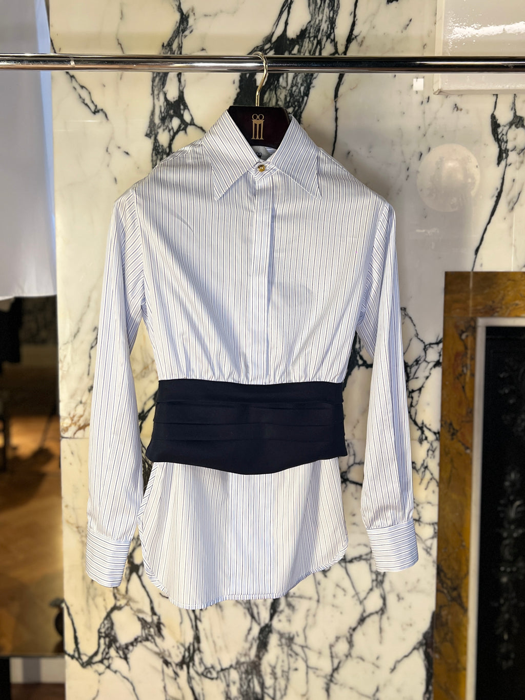 Bundula Striped Cotton Blouse Women