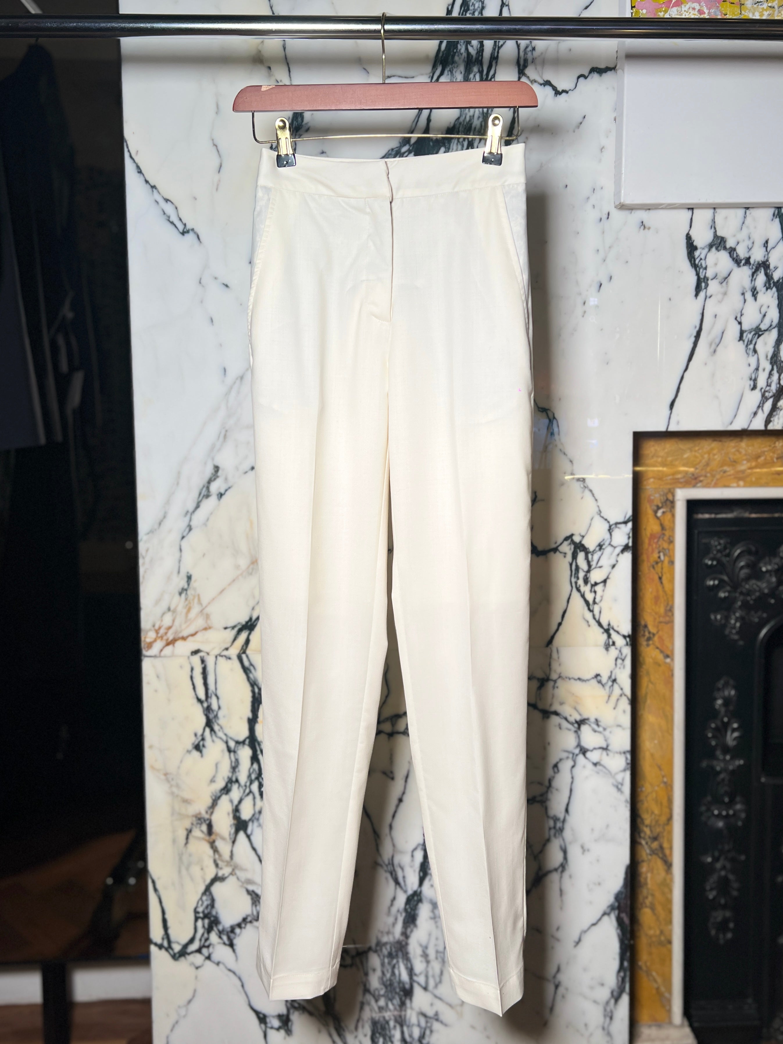 Queen Trousers Women Ivory