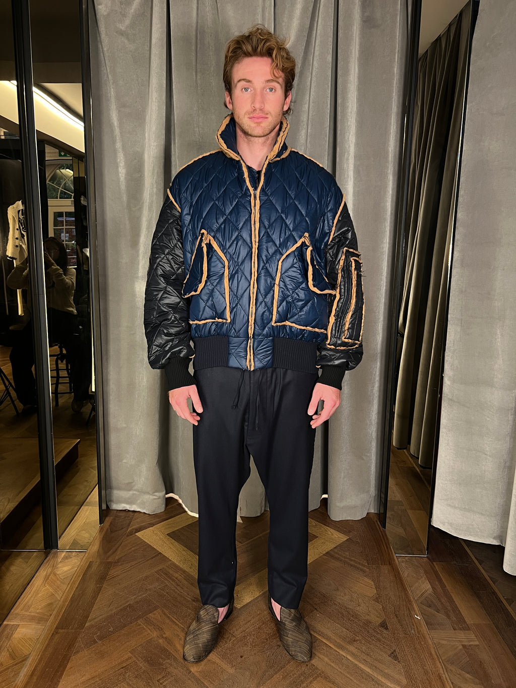 Iceman Puffa Bomber Jacket Men