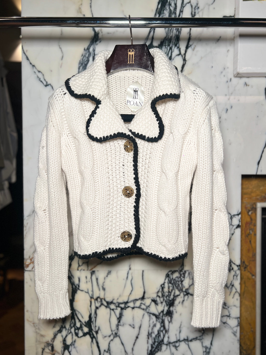 JUNKER CUSTOM CASHMERE HANDKNIT CARDIGAN MEN