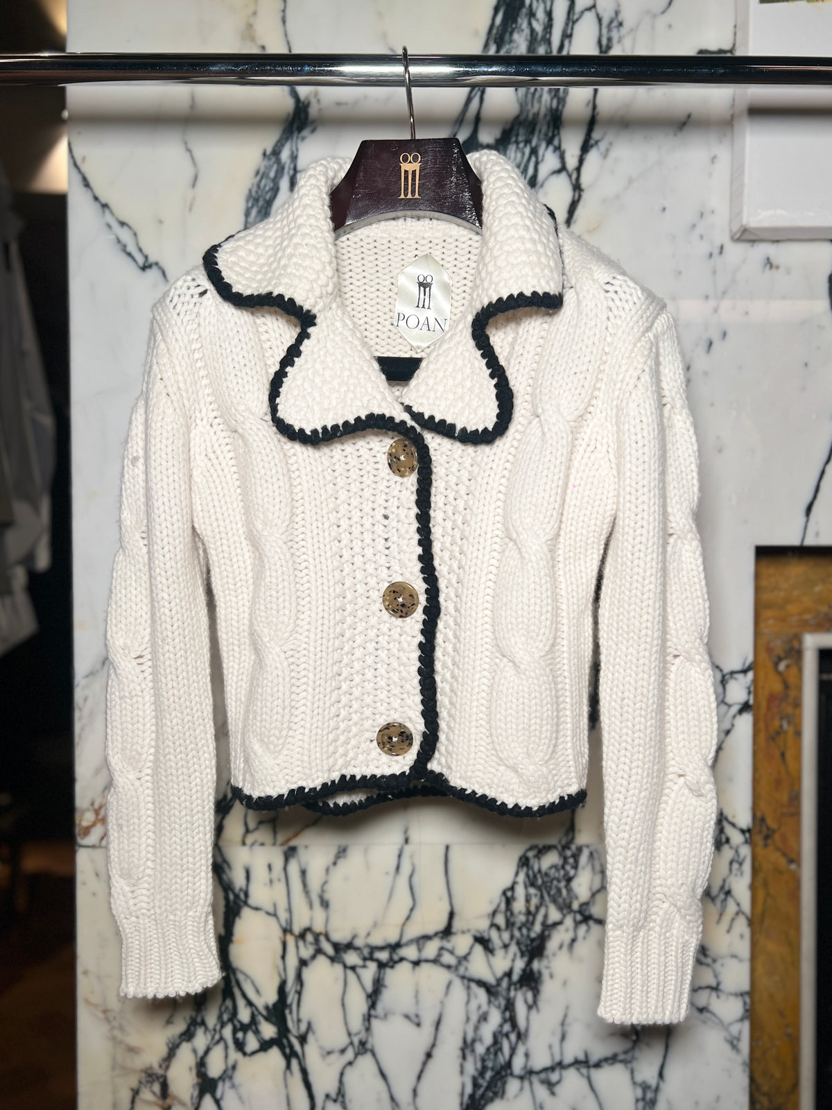 JUNKER CUSTOM CASHMERE HANDKNIT CARDIGAN WOMEN