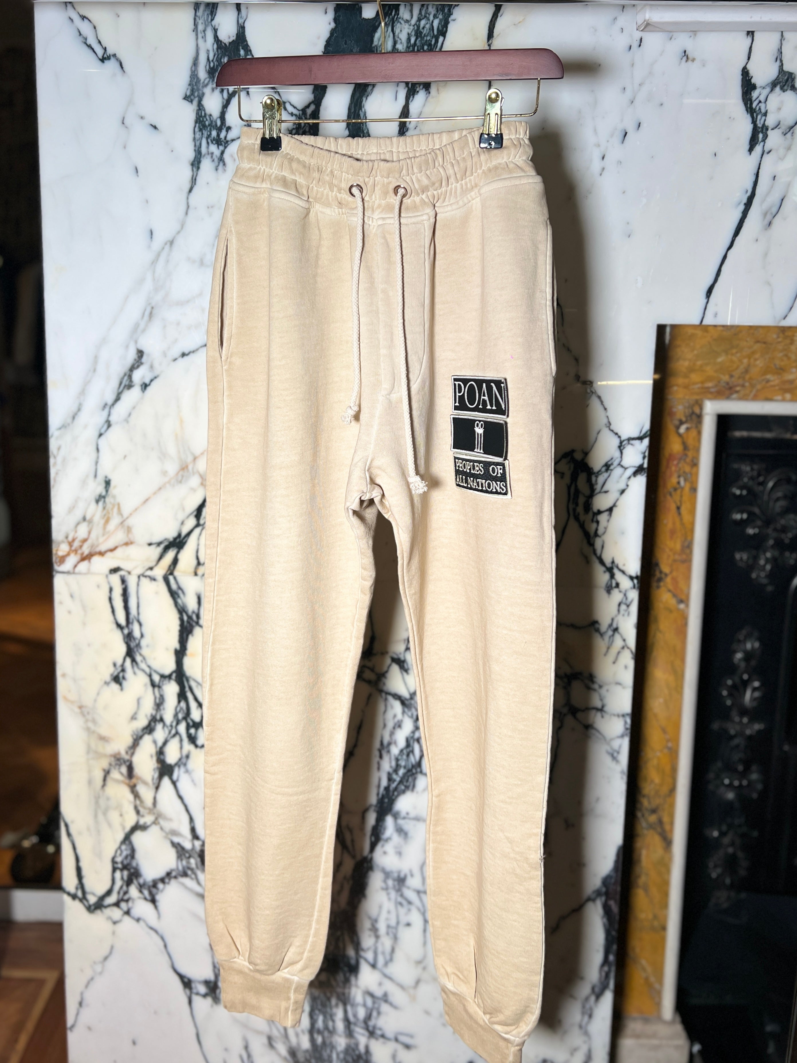 Hero Sweatpants Men Beige