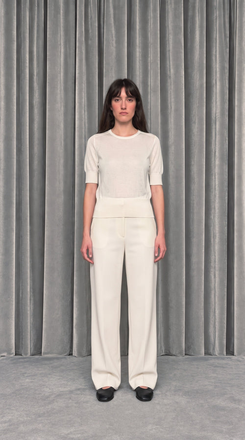 Adone Top Ivory – model front