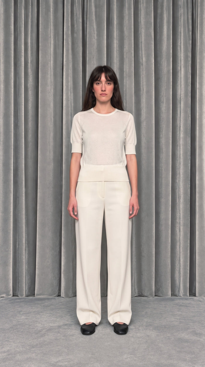 Adone Top Ivory – model front