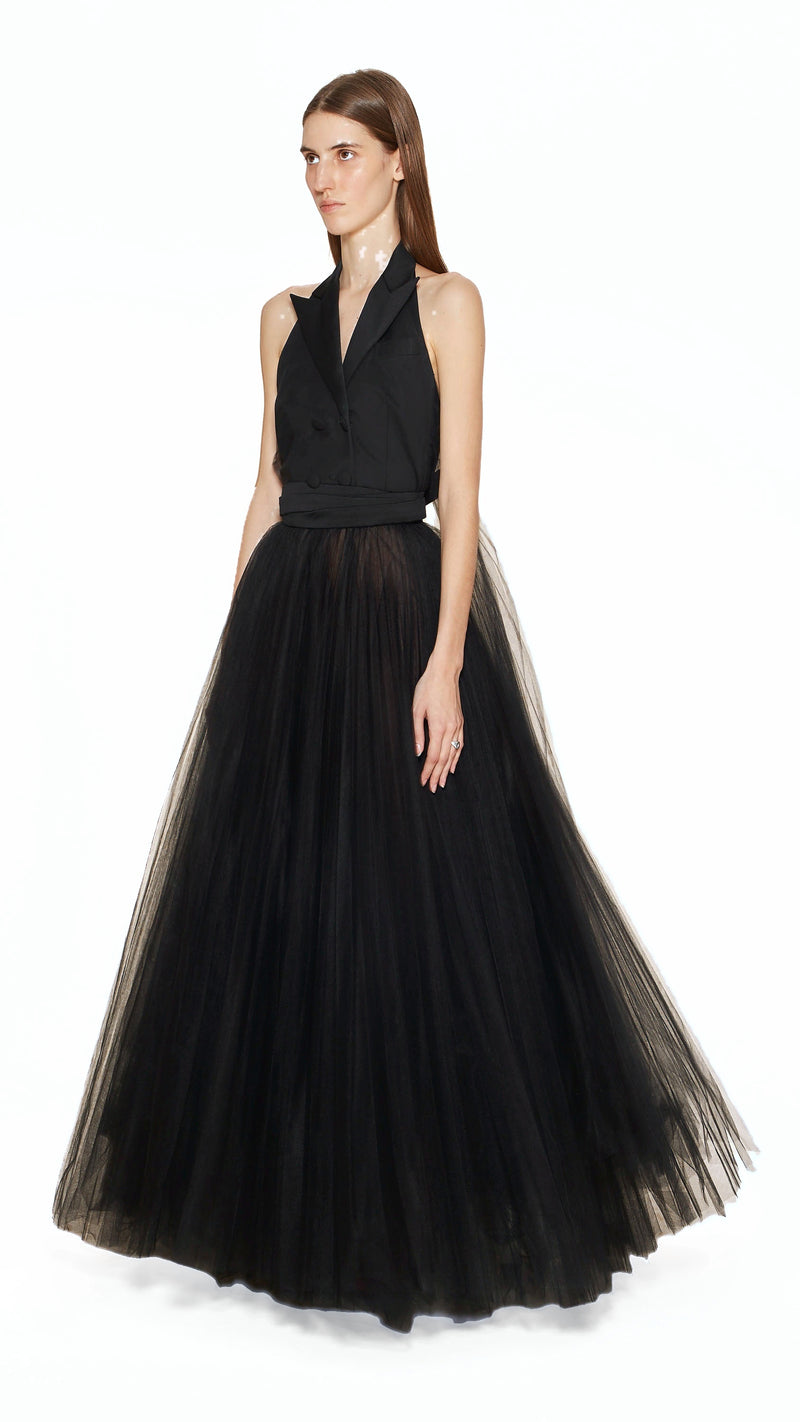 Alexandra Couture Dress Women Black, side view – POAN