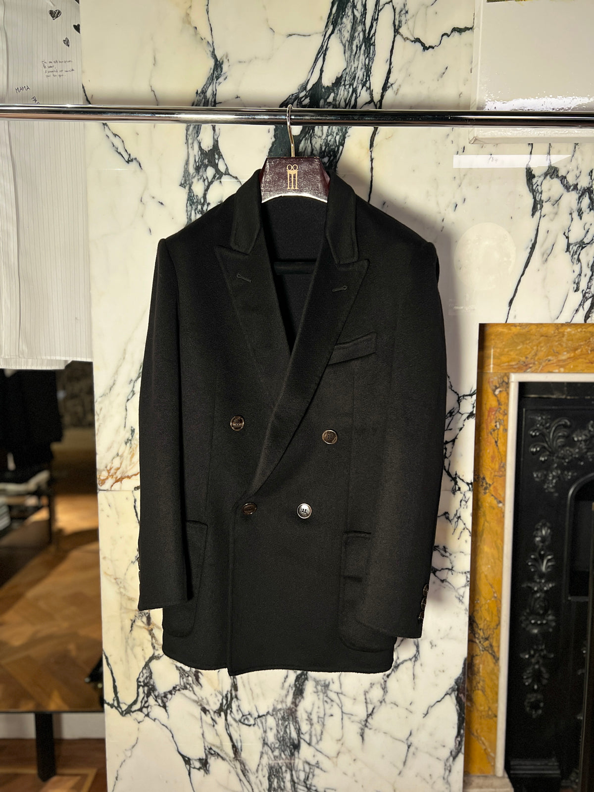Babbo Double Cashmere Jacket Men Black