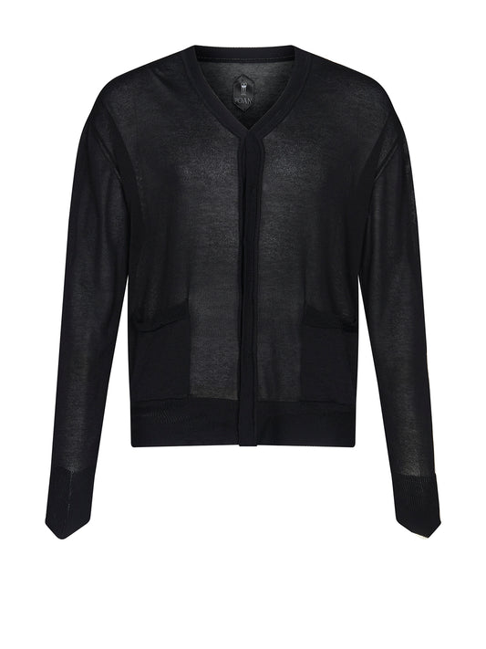 Ben Cotton Cardigan Black