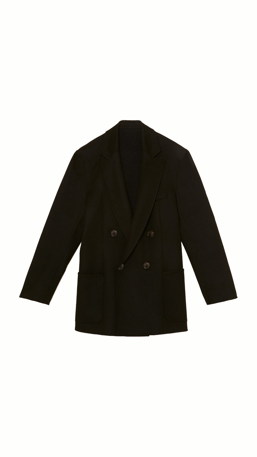 Babbo Double Cashmere Jacket Women Black, product – POAN