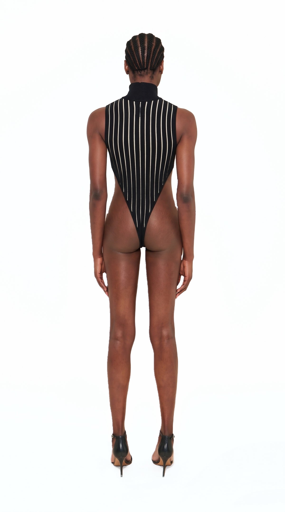 Bebe Body Women Black, back view – POAN