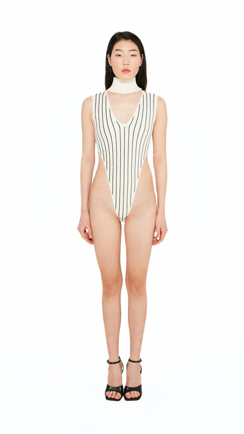 Bebe Body Women Ivory, front view – POAN