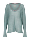 Ben V Neck Jumper Green