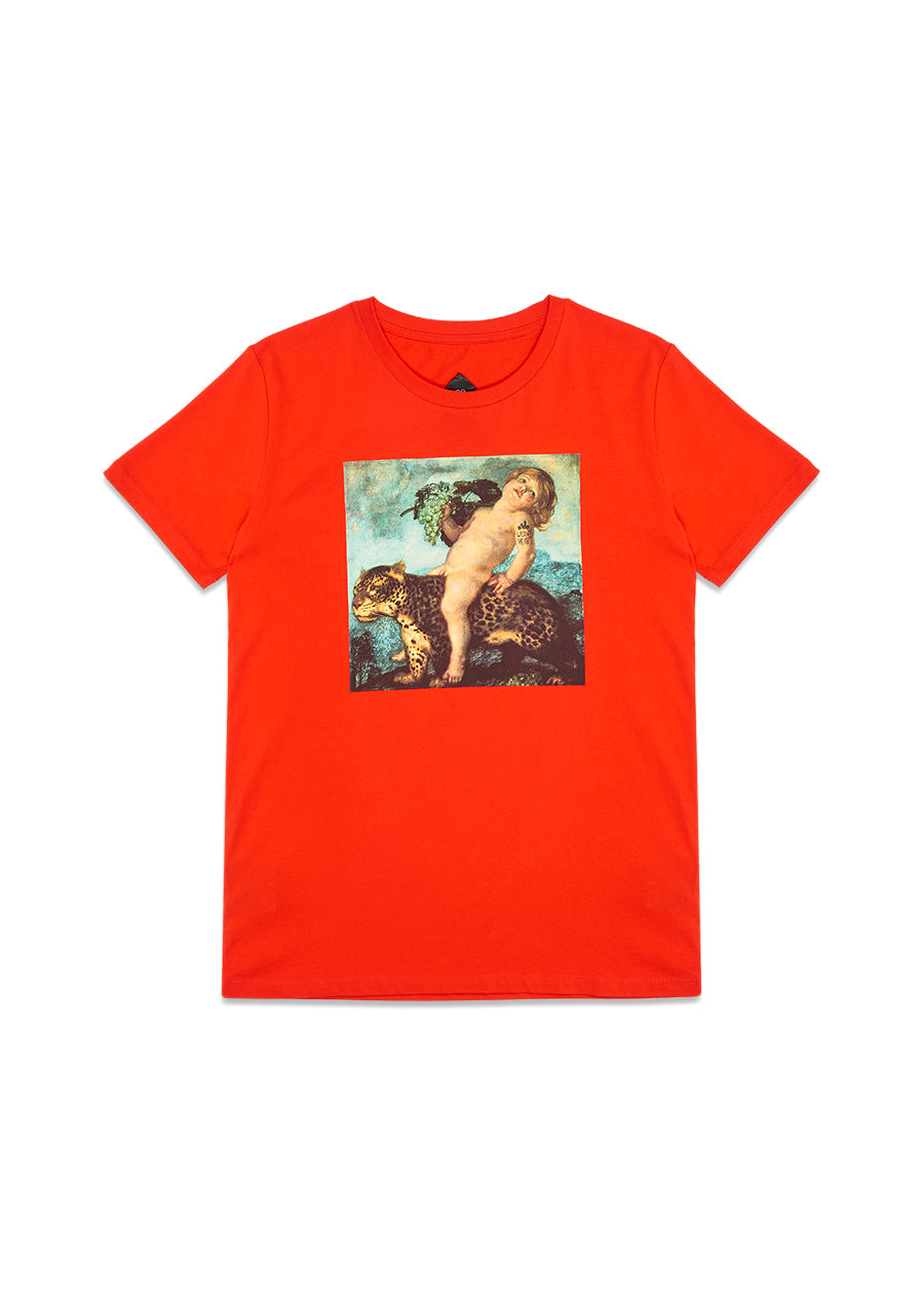 Kendrick Boy Print T-shirt Red
