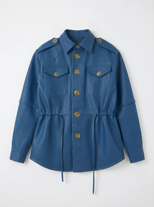 Brieuc Overshirt Men Bleu