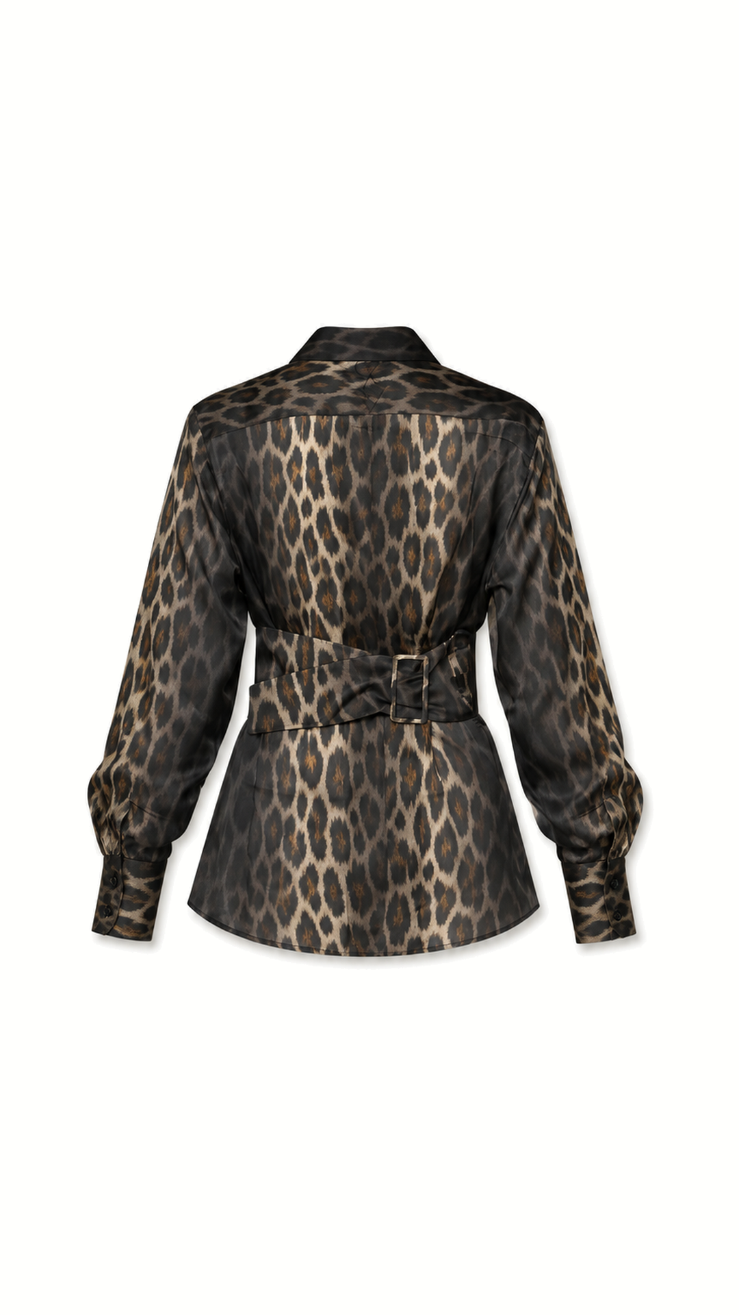 Bundula Blouse Silk Twill Panther Women