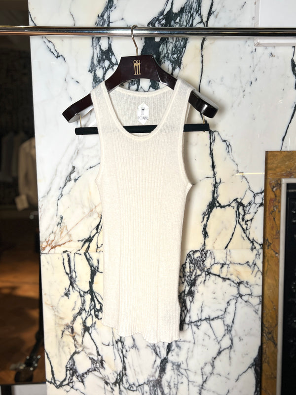 Cardinal Alpaca Tank Top Men Ivory