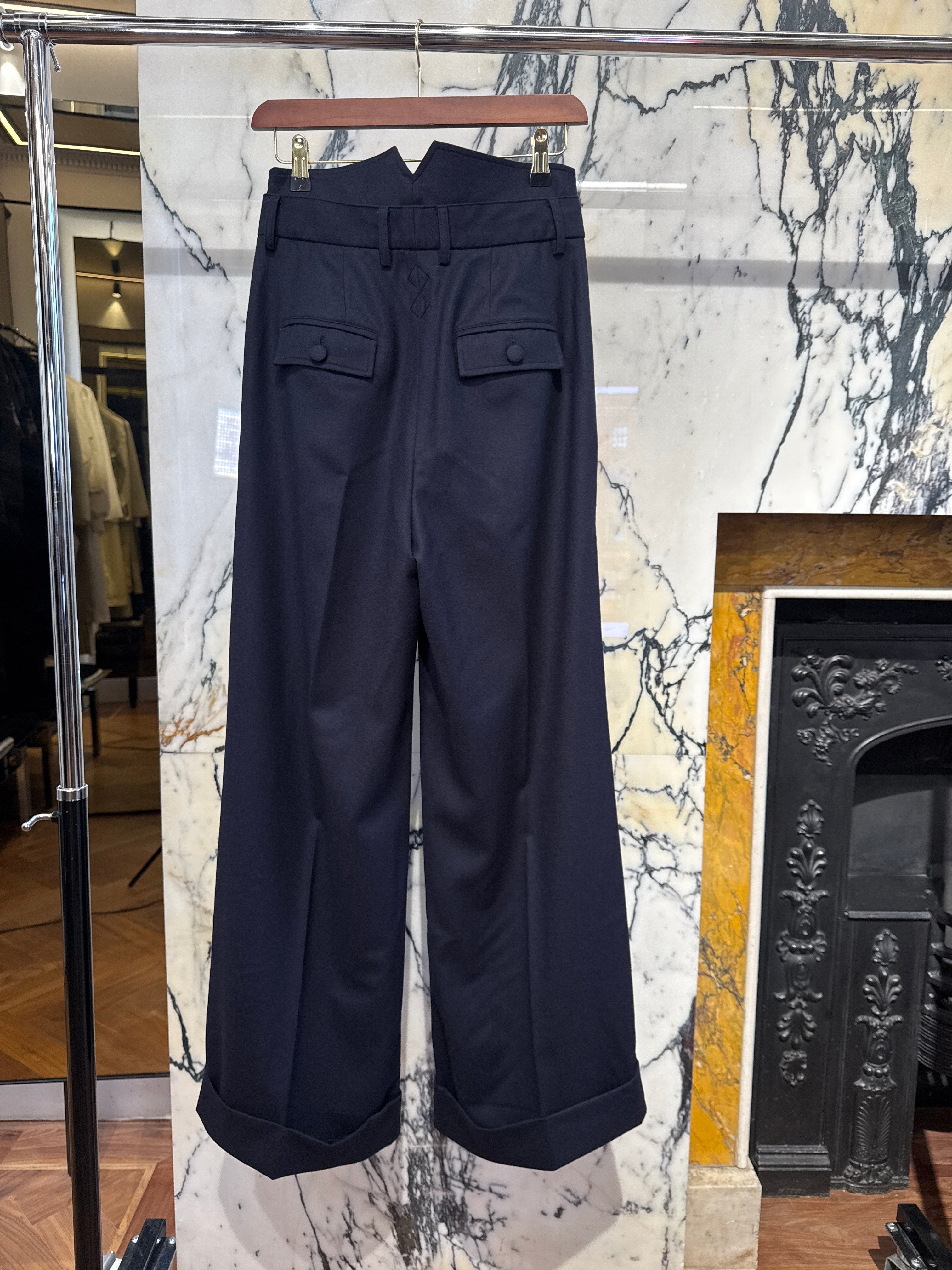 Palazzo Trousers Women Flannel