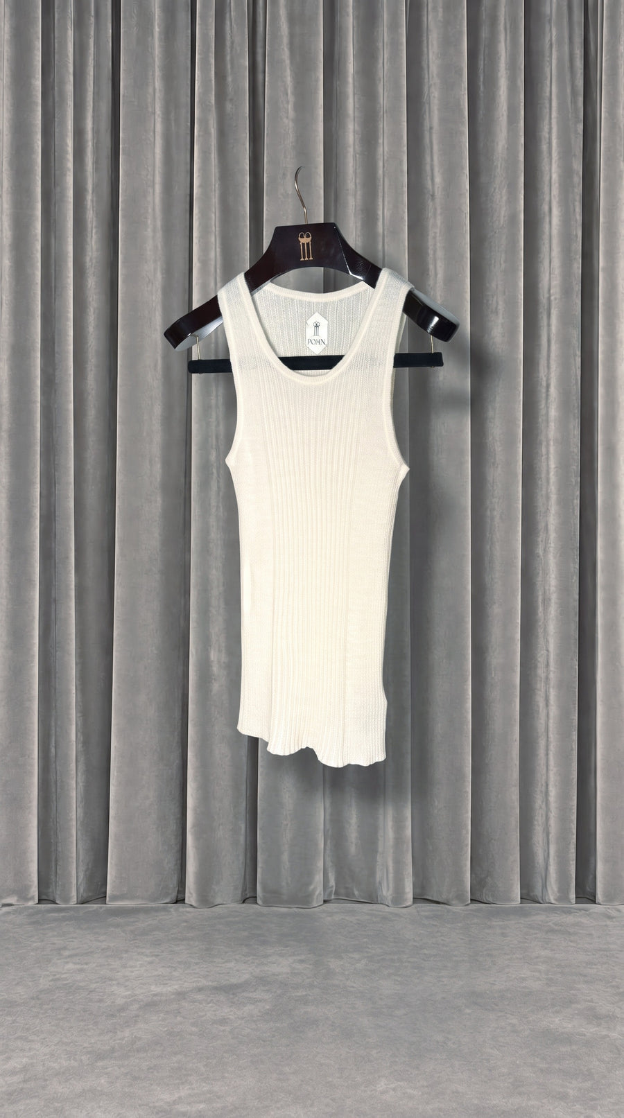Cardinal Alpaca Tank Top Ivory – product