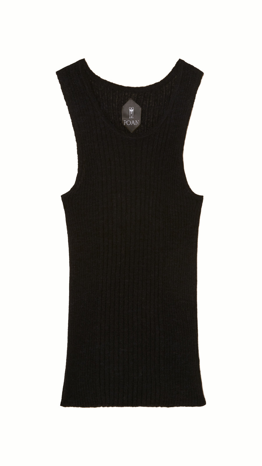 Cardinal Alpaca Tank Top Men Black, product – POAN