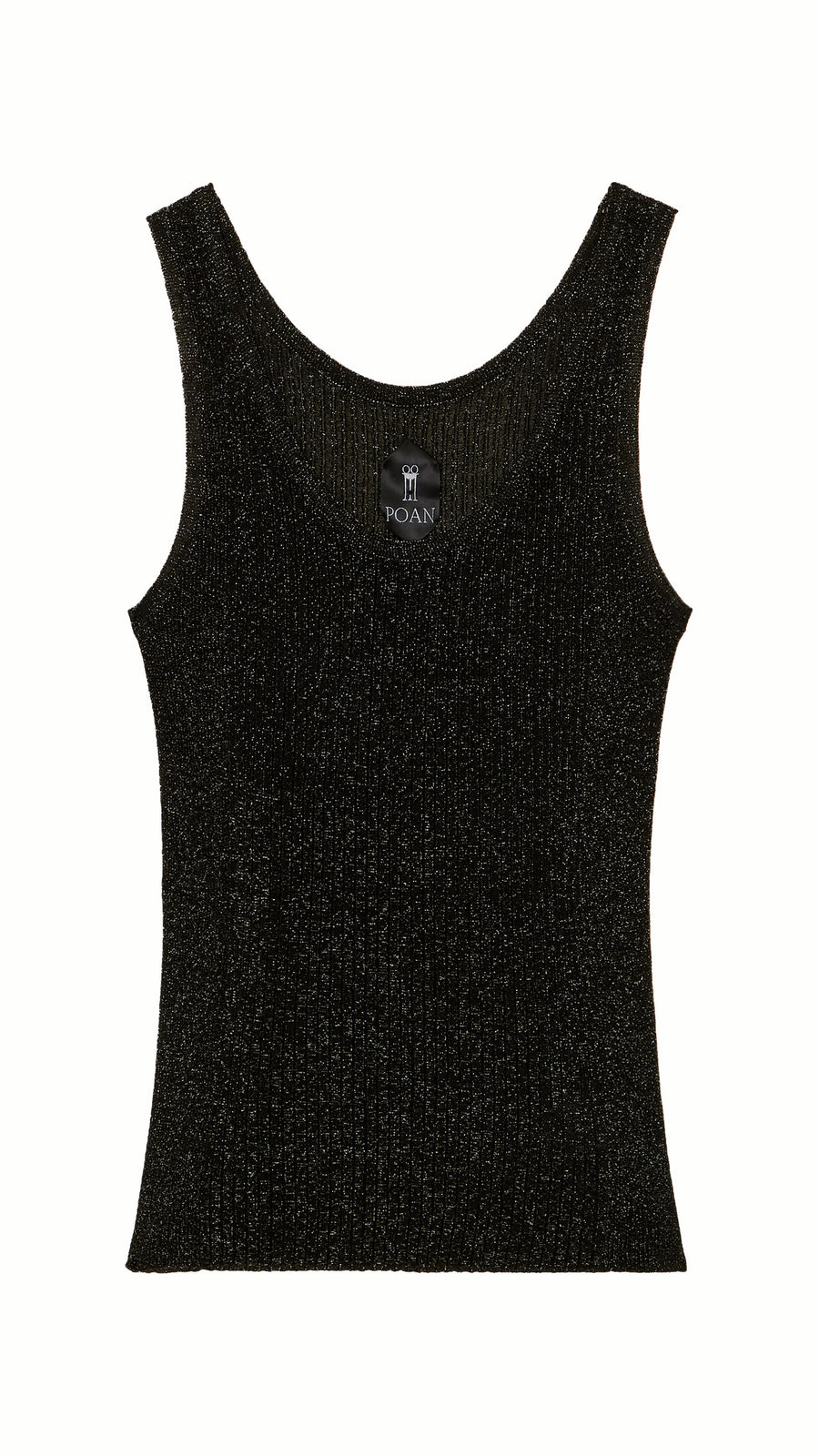 Cardinal Tank Top Lurex Women Black, product – POAN