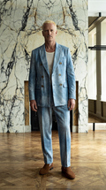 Michael Jacket Men Silk Denim