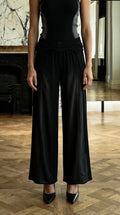 Galadriel Knitted Palazzo Trousers Women Washed