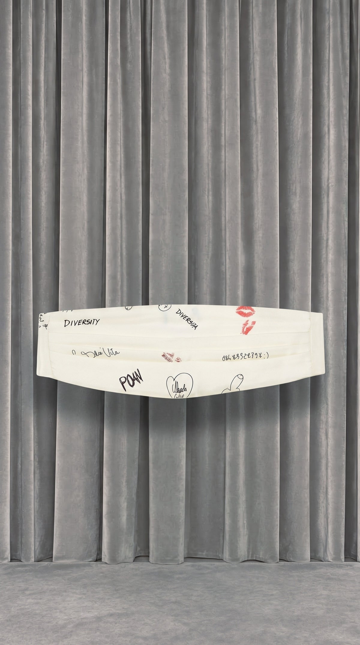 Charles Cummerbund Belt Ivory – product