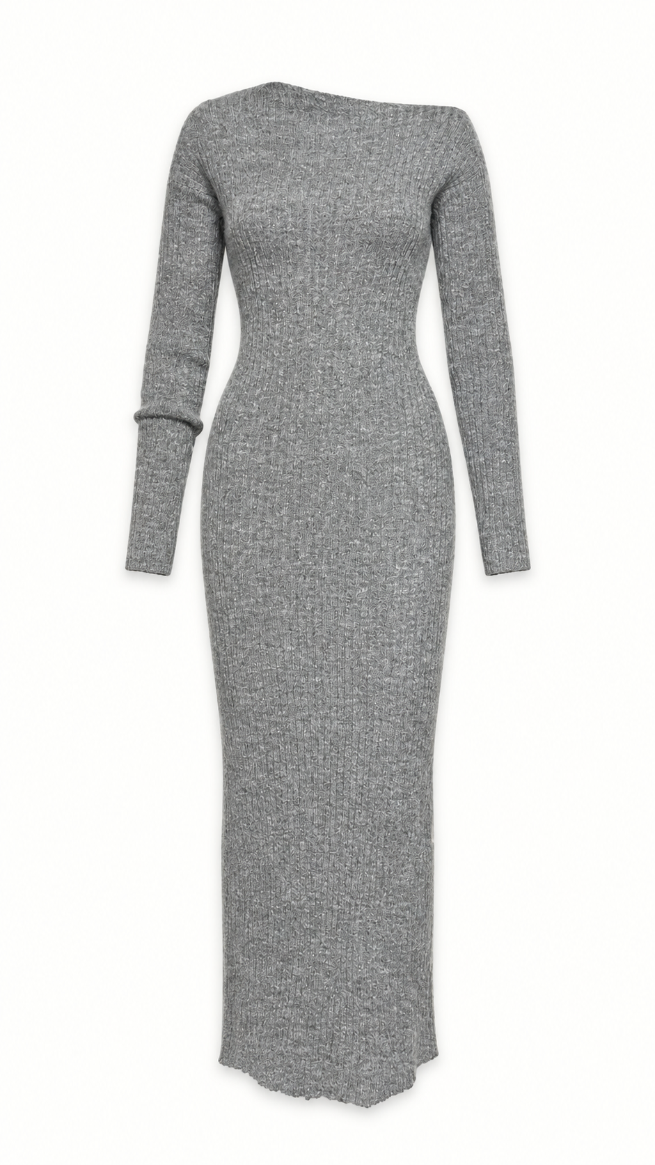 Giselle Alpaca Mohair Knitted Dress Grey Women