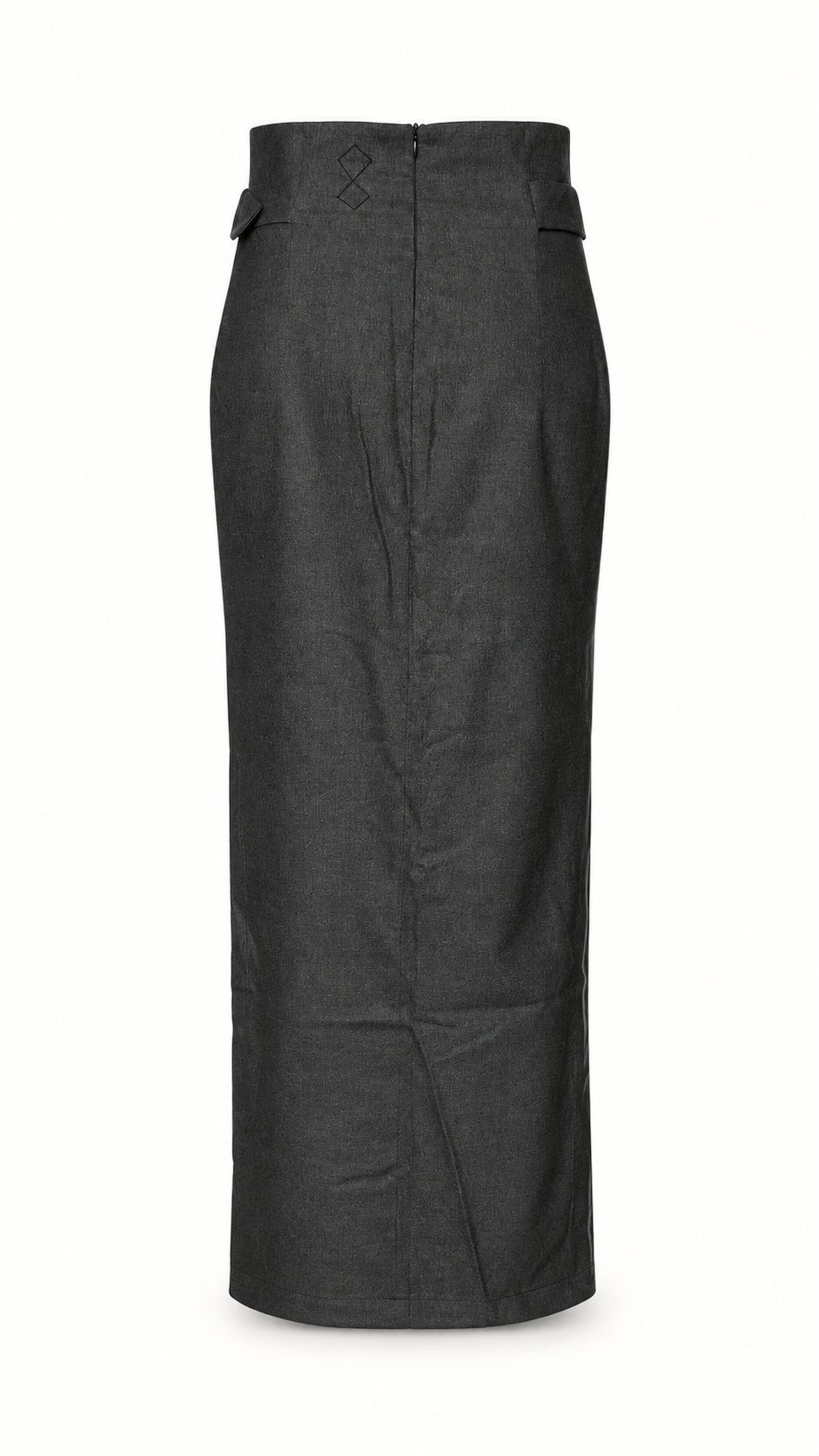 Dolce Angora Flannel Skirt Grey Women