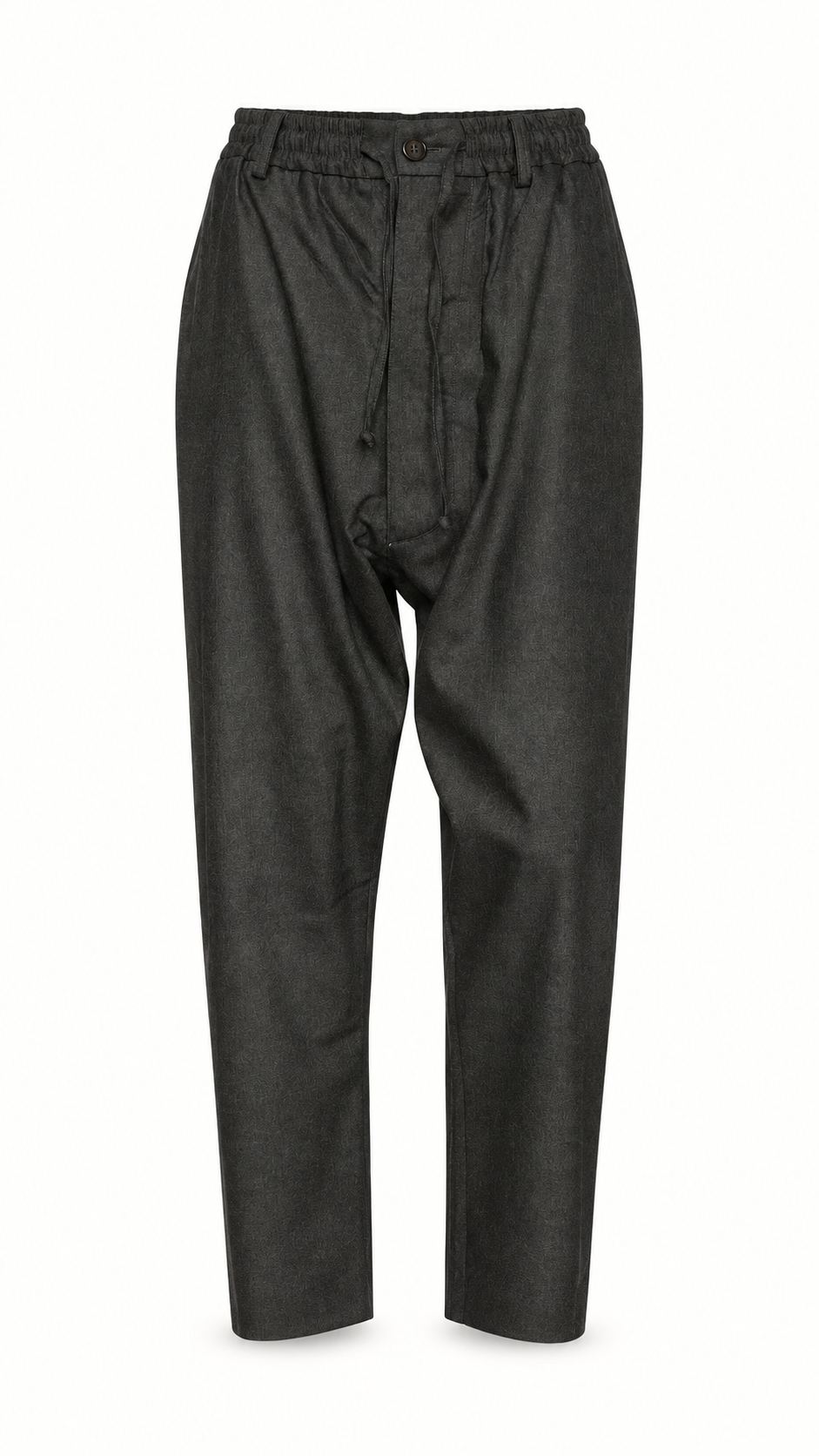Fender Angora Flannel Drop Crotch Trousers Grey Women