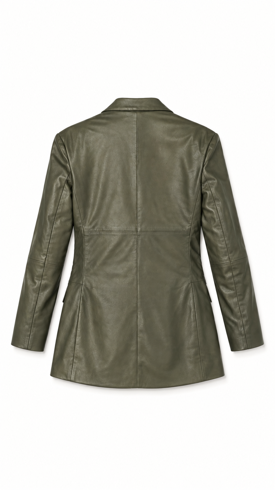 Nicholas Blazer Vegan Leather Olive Men