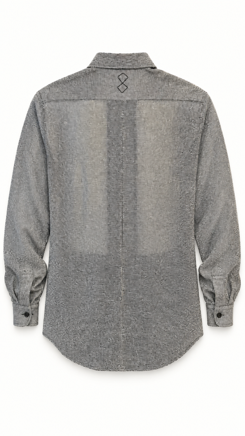 Ikarus Shirt Broken Stitch Silver Women