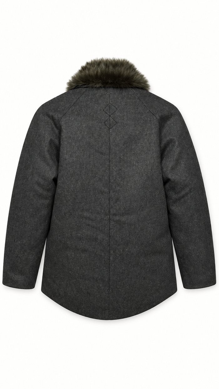 Victor Jacket Loden Grey Melange Men