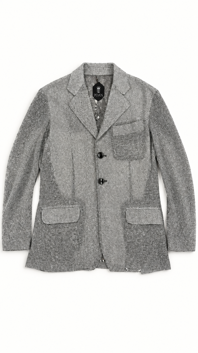 Nicholas Jacket Broken Stitch Silver Women