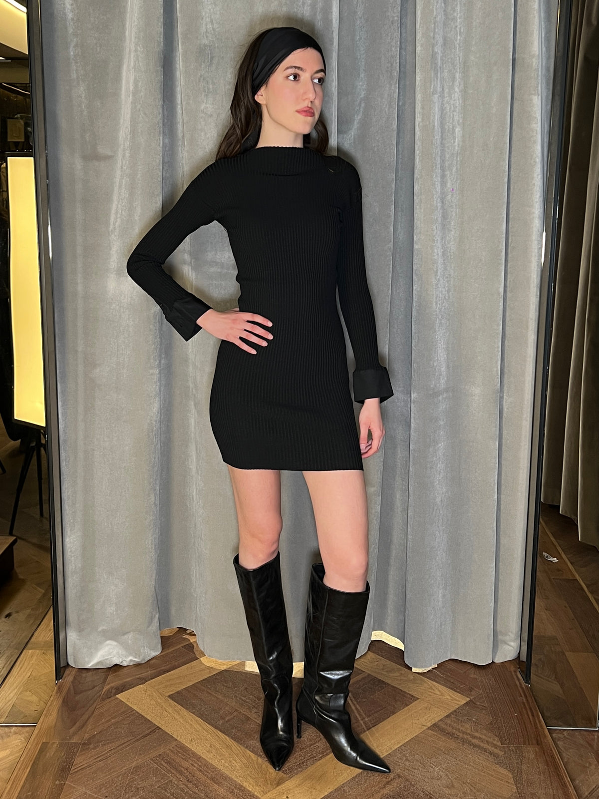 Costa Bodycon Dress Women Black