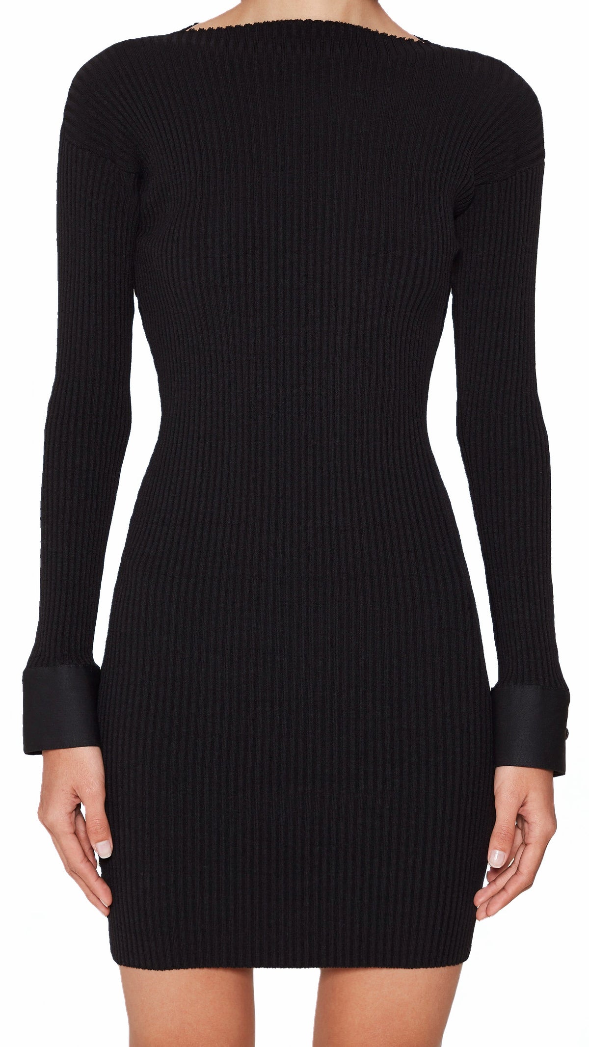 Costa Bodycon Dress Women Black, detail – POAN