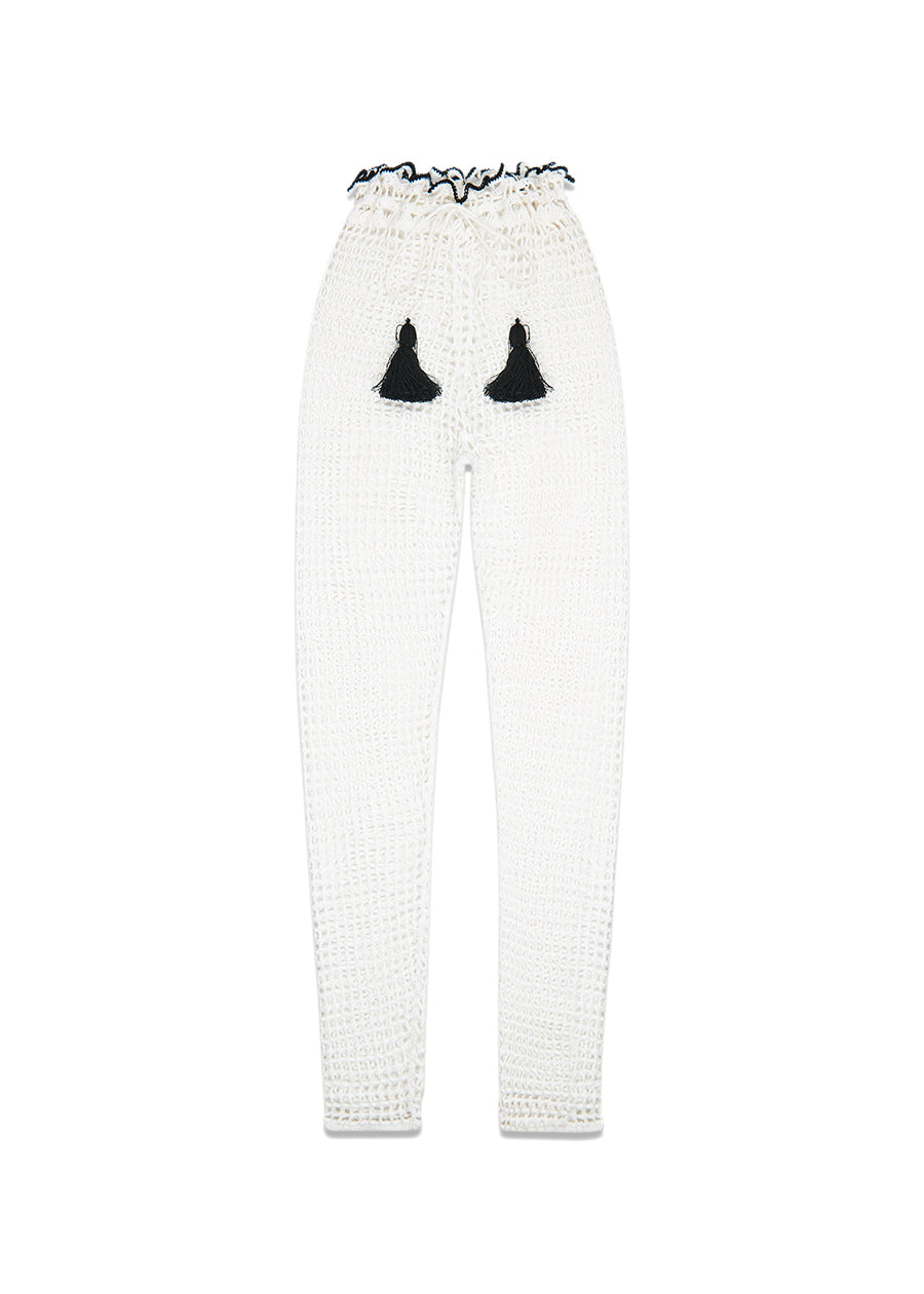Erin Crochet Top And Pants White
