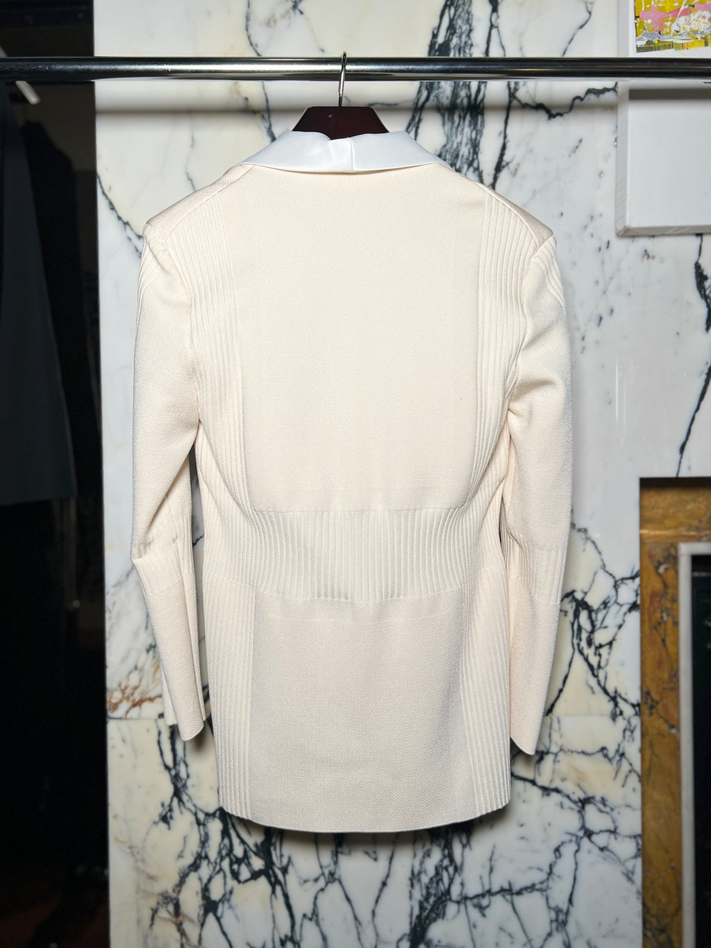 Smoker Jacket Men Ivory